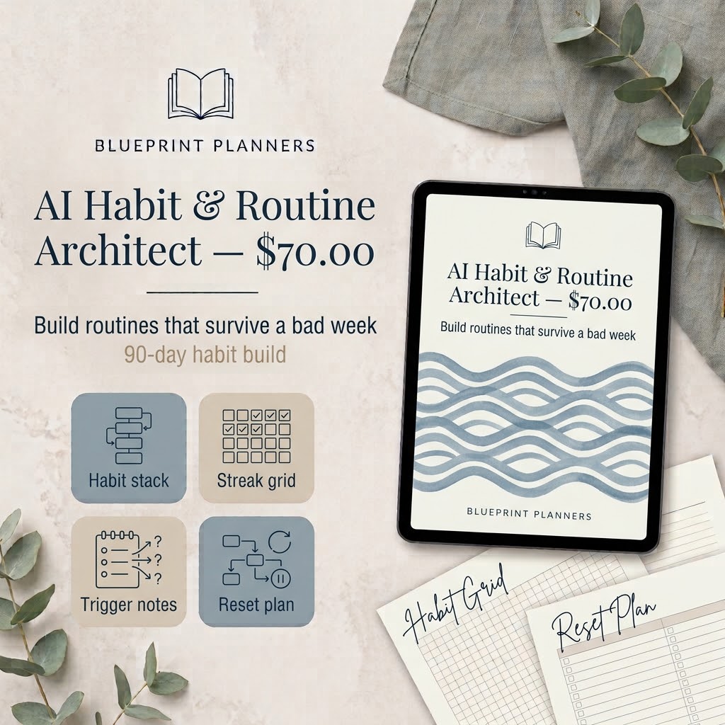 AI Habit & Routine Architect for Neurodivergents