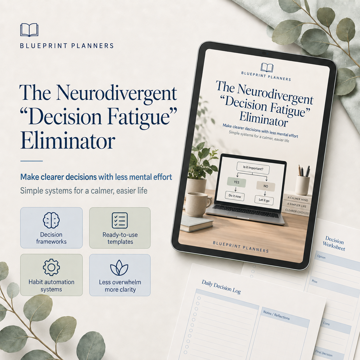 The Neurodivergent "Decision Fatigue" Eliminator