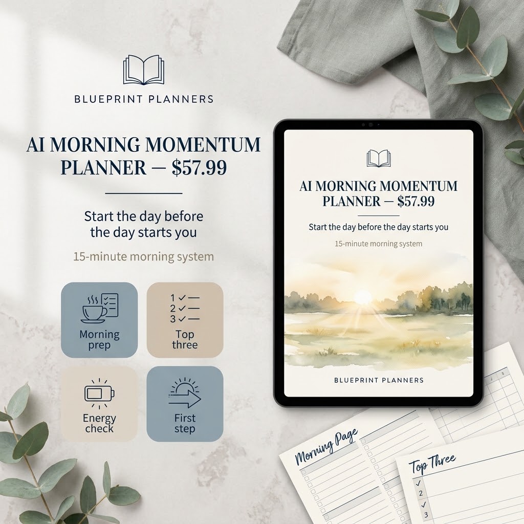 AI Morning Momentum Planner for Neurodivergents
