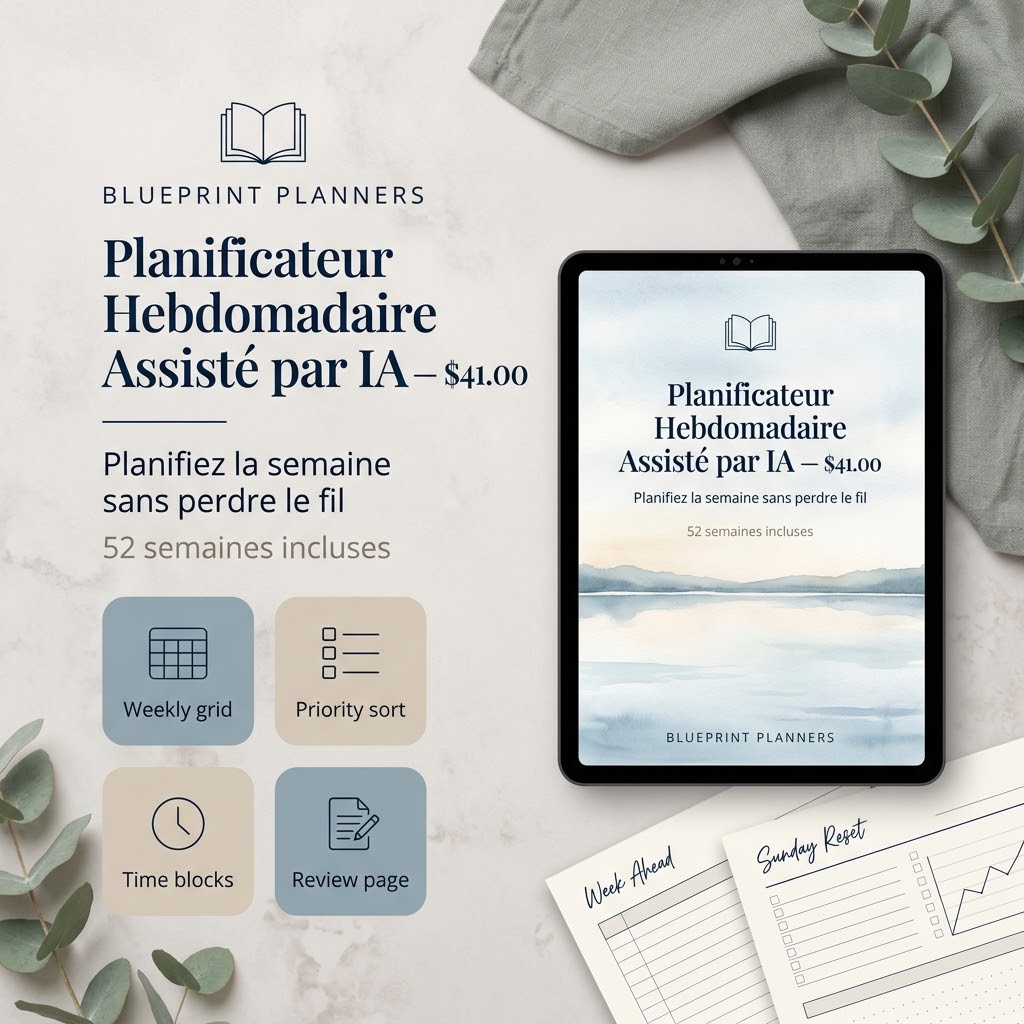 Planificateur Hebdomadaire Assisté par IA