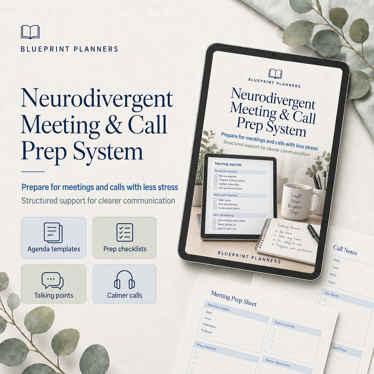 Neurodivergent Meeting & Call Prep System