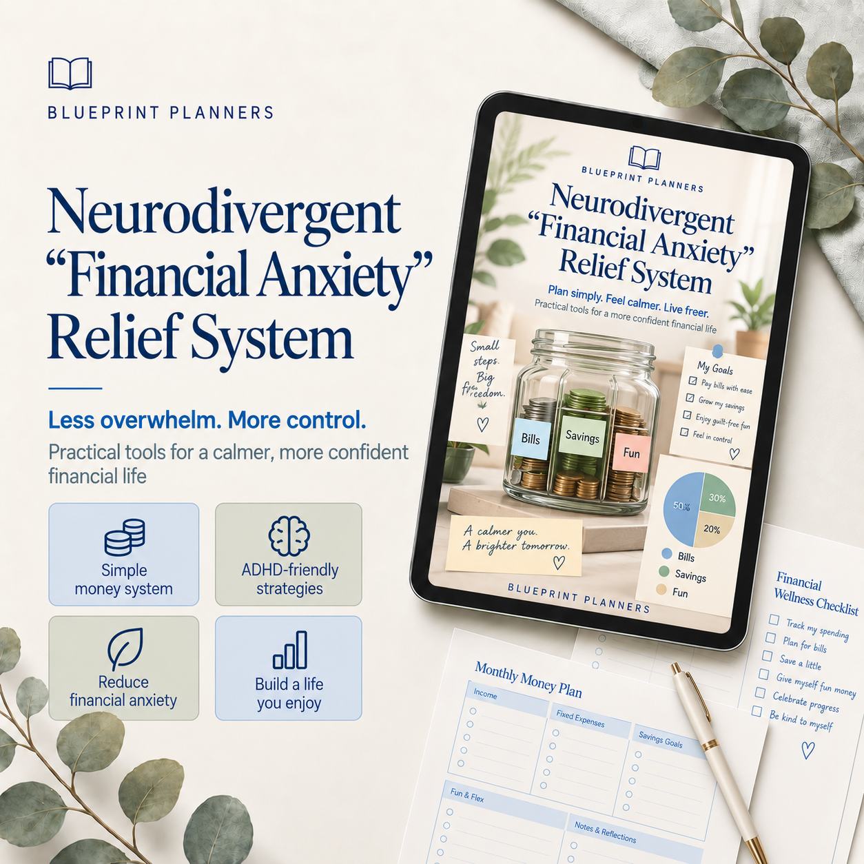 Neurodivergent "Financial Anxiety" Relief System